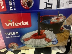 Набор для уборки Vileda Easywring & Clean Turbo (швабра и ведро с отжимом) (4023103194113) фото от покупателей 12