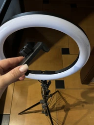 Набор блогера UFT кольцевая LED-лампа 30 см + штатив 2 м + держатель для телефона + шарнир (UFTTLL04) фото от покупателей 1
