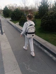 Рюкзак шкільний GoPack Education Cat Style 41x29x17 см 15 л Бежевий (GO25-182M-1) фото від покупців 4