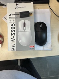 Геймерська бездротова (Bluetooth + 2,4G) миша з магнію Attack Shark R3, PixArt PAW3395, 8K, 26000DPI, Silver Grey/СІРИЙ (R3-3395SG)