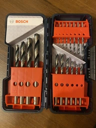Набір свердел Bosch HSS PointTeQ по металу 18 шт (2608577350) фото від покупців 5
