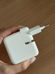 Переходник сетевой для зарядного устройства Apple iPad евровилка White фото від покупців 2