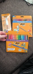 Олівці кольорові Bic Evolution Stripes 24шт (bc950525)
