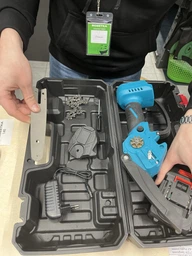 Мини пила Mini Electric Chain Saw в чемодане деревьев и распила дров 24V (41901IC546) фото от покупателей 1