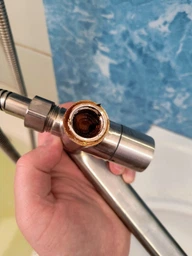 Cмеситель для ванны двухвентильный с длинным изливом GLOBUS LUX DUKAT SD4-108 сатин нержавеющая сталь 000022967 фото от покупателей 1