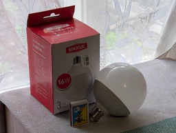 Лампа світлодіодна MAXUS G110 16W 4100K 220V E27 1-LED-794