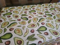 Скатерть водоотталкивающая Delux Textil Авокадо 170 х 130 см (366065) фото от покупателей 2