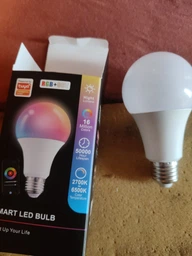 Розумна Smart лампочка LED E27 RGB різнокольорова смарт лампа з керуванням Bluetooth у додатку Tuya 2 шт