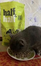 Сухий корм для котів із чутливим травленям HalfHalf з індичкою 300 г