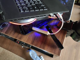 Охолоджуюча підставка для ноутбука GamePro CP770 Black фото від покупців 4