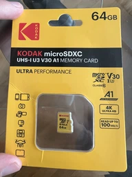 Карта памяти Micro SD MicroDrive 64Gb U3 A1 class 10 + SD адаптер фото от покупателей 1