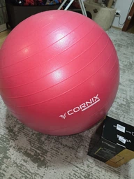М'яч для фітнесу (фітбол) Cornix 65 см Anti-Burst XR-0021 Blue фото від покупців 13