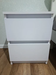 Тумба приліжкова з 2 ящиками без ручок RedWood Брістоль Ш400*В530*Г400 Білий\Дуб Сонома RLT225whitesonoma фото від покупців 3