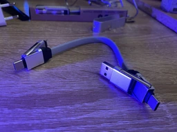 Кабель type c lightning шнур для зарядки айфона швидка зарядка для телефонів кабель usb c 3a зарядний дріт брелок 4 в 1 Svitlo фото від покупців 13