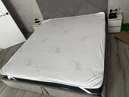 Наматрасник MirSon №7008 AquaProof Mattress Protector трикотажный водонепроницаемый на резинке по углам 160 x 200 см (2200010909210) фото от покупателей 2