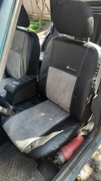 Авто чехлы TOYOTA Avensis 2003>2008 mk II T250 Pok-ter Exclusive екокожа с красной вставкой алькантары фото от покупателей 1