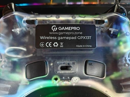 Беспроводной геймпад GamePro GPX13T 2.4G/BT 5.1/USB (Switch/PC/iOS/Android) RGB Transparent фото от покупателей 7