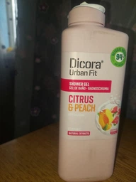 Живильний гель для душу Dicora Urban Fit Цитрус та персик з вітаміном С 750 мл (8410262902028) фото от покупателей 1
