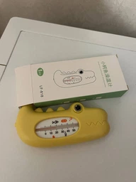 Дитяча іграшка - термометр для води Crocodile датчик вимірювання температури води у формі крокодила для дитячої ванни, рожевий (100703042) фото від покупців 1