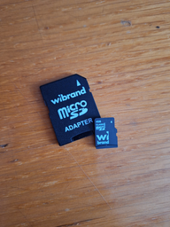 Карта памяти Wibrand microSDHC 4GB Class 4 + SD адаптер (WICDC4/4GB-A)