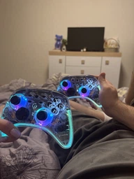 Беспроводной геймпад GamePro GPX13T 2.4G/BT 5.1/USB (Switch/PC/iOS/Android) RGB Transparent фото от покупателей 4