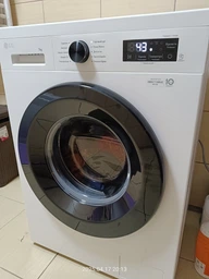 Пральна машина LG фронтальна, 7кг, 1200, A+++, 44см, дисплей, пара, інвертор, білий (F2Y1HS6W) фото від покупців 16