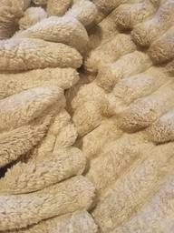 Плед плюшевый в полоску (8 см) темно-серого цвета размером 150 х 200 см шарпей (P2025_815) фото от покупателей 4