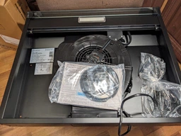 Черная кухонная вытяжка Perfelli PL 6144 BL LED, плоская стандартная, под навесной шкаф, шириной 60 см фото от покупателей 6