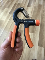 Еспандер кистьовий Cornix XR-0144 з регульованим навантаженням 5-60 кг Чорний/Помаранчевий фото від покупців 2