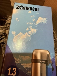 Термос ZOJIRUSHI SF-CС15XA 1.5l (складна ручка + ремінець) Сталевий фото від покупців 11