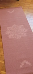 Коврик для йоги Bodhi Leela Mehndi Mandala — Мехенди Мандала Rose Tan 183x60x0.4 см