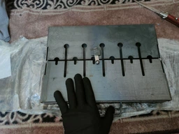 Мангал раскладной на 6 шампуров 2 мм стенки чемодан кейс складной туристический портативный уличный домашний переносной кованый металлический для барбекю шашлыка пикника разборный с ножками мини уличные мангалы фото от покупателей 9