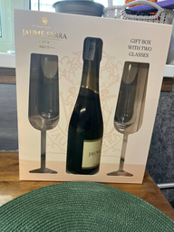 Вино ігристе Cava Jaume Serra Brut J.Garcia Carrion біле брют 0.75 л 11% + 2 келихи (2129908299083_1021000010300)
