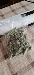 Домашний вакууматор для продуктов 90 Вт Кухонный вакуумный упаковщик, Вакууматор для еды, Вакуматор, Спаиватель Белый + пакети для вакууматора фото от покупателей 6