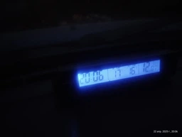 Часы автомобильные электронные VST-7013V с вольтметром, температурой