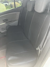Авточехлы с эко кожы для MITSUBISHI Colt 2004>2012 Pok-ter Desing Leather с серой вставкой фото от покупателей 3