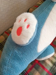 Мягкая игрушка Кот-Акула 135 см, большая плюшевая детская игрушка-подушка Акула Кот, Синяя фото от покупателей 2