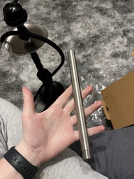 Кальян PALKA Wave Black стильный профессиональний з натуральным деревом комплект (чорная чаша, чорный калауд, чорные щипцы PALKA) фото от покупателей 1