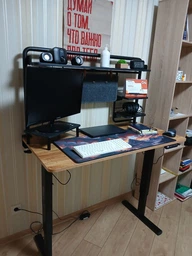 Стол с электрорегулировкой высоты OfficePro ODE1260B 1200 х 600 мм Black (ODE1260B) фото от покупателей 2