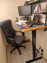 Стол с электрорегулировкой высоты OfficePro ODE1260B 1200 х 600 мм Black (ODE1260B) фото от покупателей 1