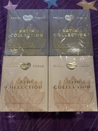 Салфетки косметические Ruta Satin Collection 80 листов 2 слоя х 4 шт (4820023743656)