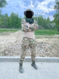 Тактическая форма Brutals убакс с налокотниками+штаны с наколенниками+панама р.7XL