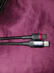 Кабель Baseus Cafule Type-C 3A PD 2.0 60W Flash Charging 2.0 м Red/Black (CATKLF-H91) фото от покупателей 11