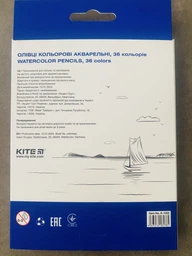 Олівці кольорові акварельні Kite Classic 36 кольорів (K-1052) фото від покупців 1