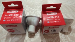 Лампа светодиодная Maxus MR16 5W GU5.3 4100K 220V (1-LED-712)