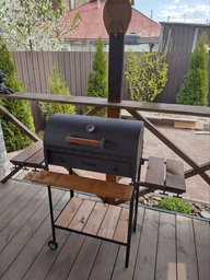 Мангал - гриль барбекю Vesuvi BBQ Wood 600 3 мм (m-Wood)