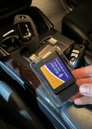 Автосканер для диагностики авто и двигателя / сброса ошибок с Bluetooth OBD2 ELM327 Conducir автомобильный диагностический сканер, 7.5х4.5х2.5 см, черный (104031090)