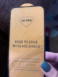 Защитное стекло 9D на весь экран для iPhone 15 iPhone 15 Pro Black фото от покупателей 3