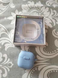 Навушники BOROFONE BW29 Charm true wireless BT headset Forest Green (6974443389807) фото від покупців 6
