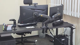 Кронштейн-подставка для двух мониторов North Bayou NB F160 VESA 17" - 27" настольный с 3D регулировкой и функцией PIVOT Черный фото от покупателей 12